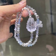 Bracelet Niche Fox Phoenix Labradorite White Crystal Natural Tail Bracelet High-end Feel Moonstone D