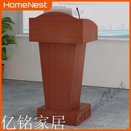 Rostrum Podium stand Speaker Stage Reception Lecture Hall Table Host Speech Talk Emcee Desk Meja Uca
