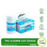 PRO Albumin Ash-Shihah Snakehead Fish Extract | SAH Snakehead Fish Albumin Extract 60 Capsules | Alb