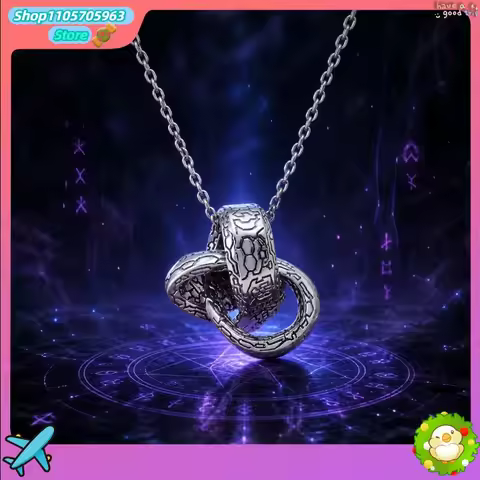 Cartoon Anime Dr.STONE Medusa Necklace Ishigami Senku Anime Pendant Zinc Alloy Petrification Device 