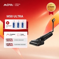 MOVA M50 Ultra Wet Dry Vacuum Cleaner | First Foldable Handle | Tri-Edge Cleaning | 100°C Hot Water