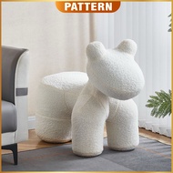 PATTERN Pony Chair Children Sofa | Animal Stool Children Stool Cartoon Chair | Living Room Decorate 