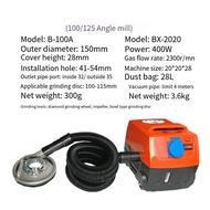 Dust Shroud Kit Dry Grinding Cover Tool for Angle Hand Grinder Clear 100-125mm S29 20 with Vacuum Cl