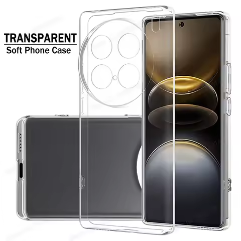 Transparent Phone Case For VIVO X200 X100 Ultra X90 X80 X70 Pro Plus Soft Back Cover For VIVO IQOO 1