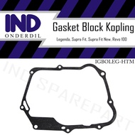 Gasket Packing-Paking Block-Blok Kopling-Kupling Hitam Legenda & Supra Fit Lama-New & Revo 100