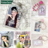 POKERFACE 3 inch Photocard Holder Acrylic Credit ID Bank Card Photo Display Holder Bus Subway Card P