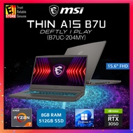 MSI Thin A15 GAMING LAPTOP B7UC-204MY (Ryzen 7 7735HS/8GB/512GB SSD/15.6" FHD 144HZ/NVIDIA RTX 3050 