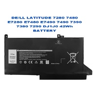 DE/LL LATITUDE 7280 7480 E7280 E7480 E7490 7490 7390 7380 7290 DJ1J0 42Wh BATTERY