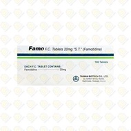 FAMO F.C. Tablets 20mg 10x10排 (58791) exp: 10/2026 #Famotidine #胃藥 #胃酸