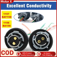 MOTOR 1156/1157 Bulb Socket Lamp Holder 1156 Socket P21/5W Adapter Base LED Bulbs Socket Holder