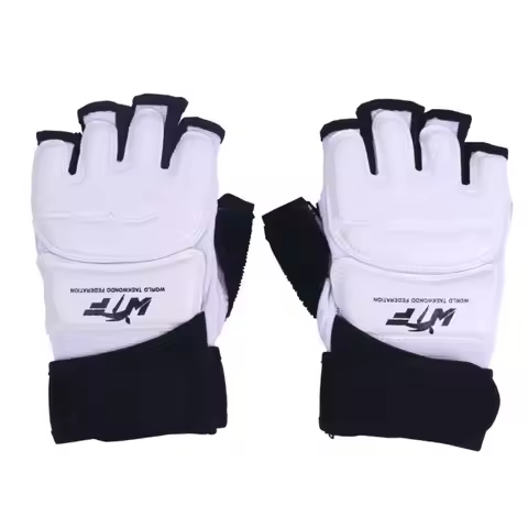 PU Leather Boxing Gloves Taekwondo Gloves Half Finger Workout Gloves Punch Bag Training Gloves Karat