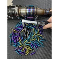 XO GR5 titanium pot hook spring is popular for many car models with a length of 8-9cm