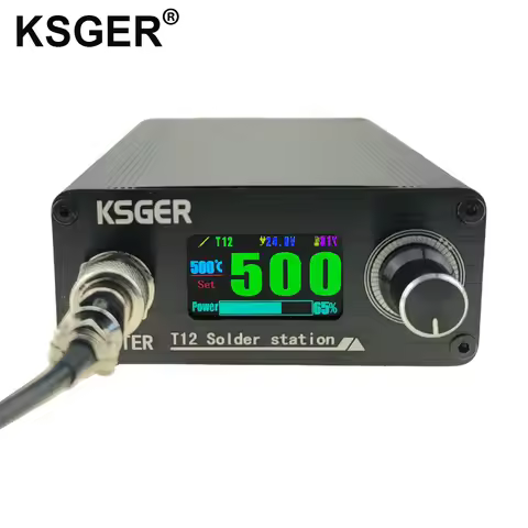 KSGER T12 Soldering Station Welding Tools Iron Tips Phone Repair Lead-free 75W 8s Quick-Heating Auto