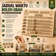 Custom Jadual Waktu Kelas boleh ubah