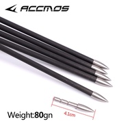 12pcs ID4.2mm Stainless Steel Insert Arrow Point 80 -200 Grains for Bow and Arrow DIY