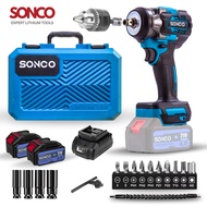 SONCO MIV-55 High Torque Brushless Cordless 3 in 1 Impact Wrench Driver Drill Electric Impact Wrench