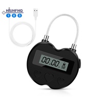 Smart Time Lock LCD Display Time Lock Multifunction Travel Electronic Timer, Waterproof USB Recharge