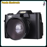 panda Professional WiFi Digital Camera 4K Camcorder 3.0 180° Flip Screen &amp; Built-in Battery Selfile Digital Webcam For