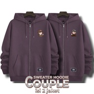(CONTENTS 2 ZIPPER JACKETS) Couple zipper jackets Couple zipper jackets 2 pcs thick Couple zipper ja