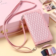 Small Fragrant Bag Casing OPPO Find X5 X3 Neo Realme GT Neo2 V11 8 8i Narzo 50 Reno 5 Pro Plus 5F Lite A54S Cute Flip Leather Case Long Hand Rope Zipper Wallet Magnetic Cover