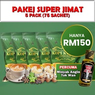 5 PACK KOPI KULIM Original + Sacha Inchi ( Buah Pinggang; 3-Serangkai )