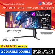 PRISM+ 49AL 240 Hz | 49" Curved Ultrawide OLED 0.03ms 148% sRGB Gaming Monitor [5120 x 1440]