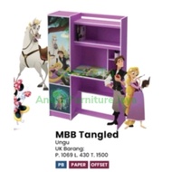 Meja Belajar Besar Anak Olympic MBB Tangled -Aneka furniture jaya