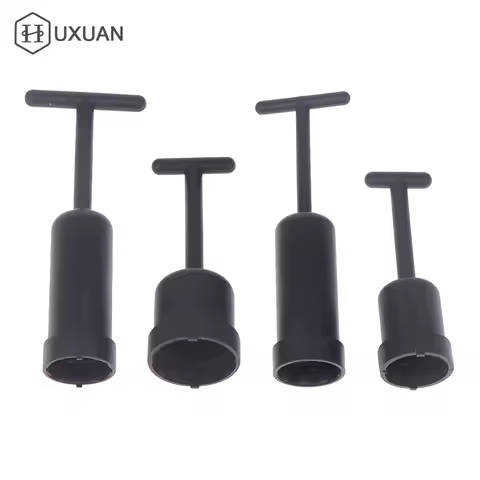 5 PCS G9 Sleeve For Lamp Cap Outer Ring,G9 Socket Ring Removal Tool,Black PVC Plastic Wrench And T-t