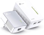 TP-Link TL-WPA4220KIT AV500 Powerline 600 Wi-Fi Extender Starter Kit, White