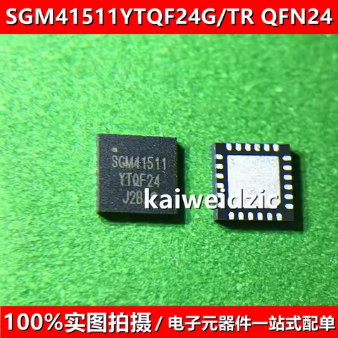 10pcs/lot kaiweidzic New SGM41511YTQF24G/TR Screen printing SGM41511 QFN24 High integration mobile p
