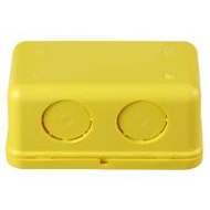 กล่องพักสายเหลี่ยม PVC SCG 2x4 นิ้ว สีเหลือง (1076478)