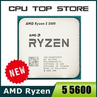 New AMD Ryzen 5 5600 R5 5600 3.5Ghz 6-Core 12-Thread CPU Processor 7NM L3=32M 100-000000927 Socket AM4 New And Without Cooler