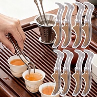 4-1Pcs Stainless Steel Anti-hot Tea Clip - Tea Tong - with Handle - Teabag Squeezer - Heat-resistant