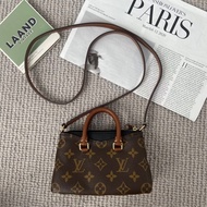 「JL精品代購」97新 LV Pallas Nano咖啡色