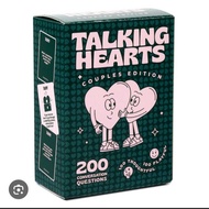 SG STOCK Talking Hearts Couples Edition Card Game Teal - 200 Questions (H0986)
