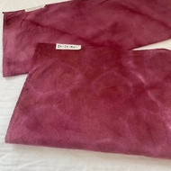 【ZhiZhiRen】天然植物染方巾 | 小方巾- 手帕 - 紫膠手染