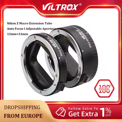 Viltrox Auto Focus Macro Extension Tube Lens Adapter for Sony E Canon EF RF Nikon Z Panasonic Olympu