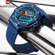 NAVIFORCE New Quartz Men Watch Sport Wristwatch Top Brand Luxury Military Army Chronograph Date Elegant Male Clock Gift