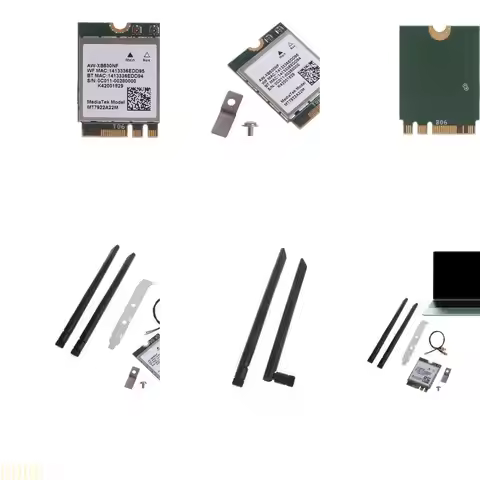 CS1W WiFi 6E RZ616 MT7922A22M Wifi 6E 5374Mbps Bluetoothcompatible 5.2 Wireless WIFI NetworkCard