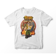SLUG TAMA ROVING COTTON COMBED METAL GAME T-SHIRT