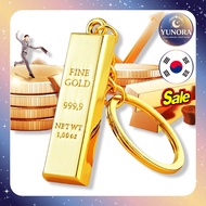 Fortune Gold Keychain, 1oz, 1pc / Korean Keychain / Stylish Accessory