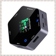 (OFPI) Eight in One Docking Station Type C Smart Display 4K 60HZ Multi Port Hub Splitter USB 3.1 TF 