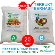 Baja AB ORIGINAL! 2Kg / 2000L / 20L Pati Fertigasi Hydroponic Sayur Daun Hidroponik Nutrient Fertili