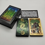 Legend Cthulhu Whispers Of The Old Gods Luxe Gold Foil Tarot PVC Divination Cards With Frosted Finis