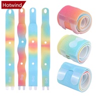 HOTWIND 1PC Adjustable Compression Sports Wristbands Color Gradient High Elasticity Breathable Wrist