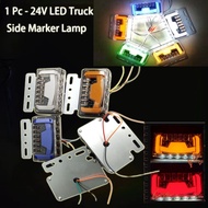 Light for All Truck, Elf, Trailer etc.1 Pc - 24V LED Truck Side Marker Lamp Clearance