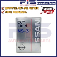 FIS Auto Gearbox Filter Nissan Almera N18 1.0 Turbo 31728-3JX0A Automatic Transmission Penapis ATF K