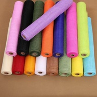 [ 53cm x 10m ] Plain mesh for wrapping flowers, rough mesh for wrapping flowers to decorate bouquets