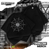 DHALCIM LOGO D HORROR DISTRO T-SHIRT, DHALCIM HORROR T-SHIRT, D HORROR LOGO T-SHIRT, COOL D LOGO T-S