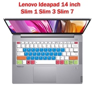 Keyboard Cover for Lenovo Ideapad 5 Pro 14 14itl6 14acn6 14oap7 Ideapad5 Pro14 14 Inch Ideapad Slim 1 Slim 3 Slim 7 Keyboard Cover